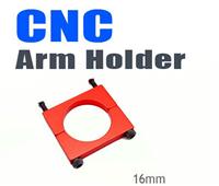 16mm Anodized CNC Arm Holder (Red) [16mm-CNC-Holder-r]